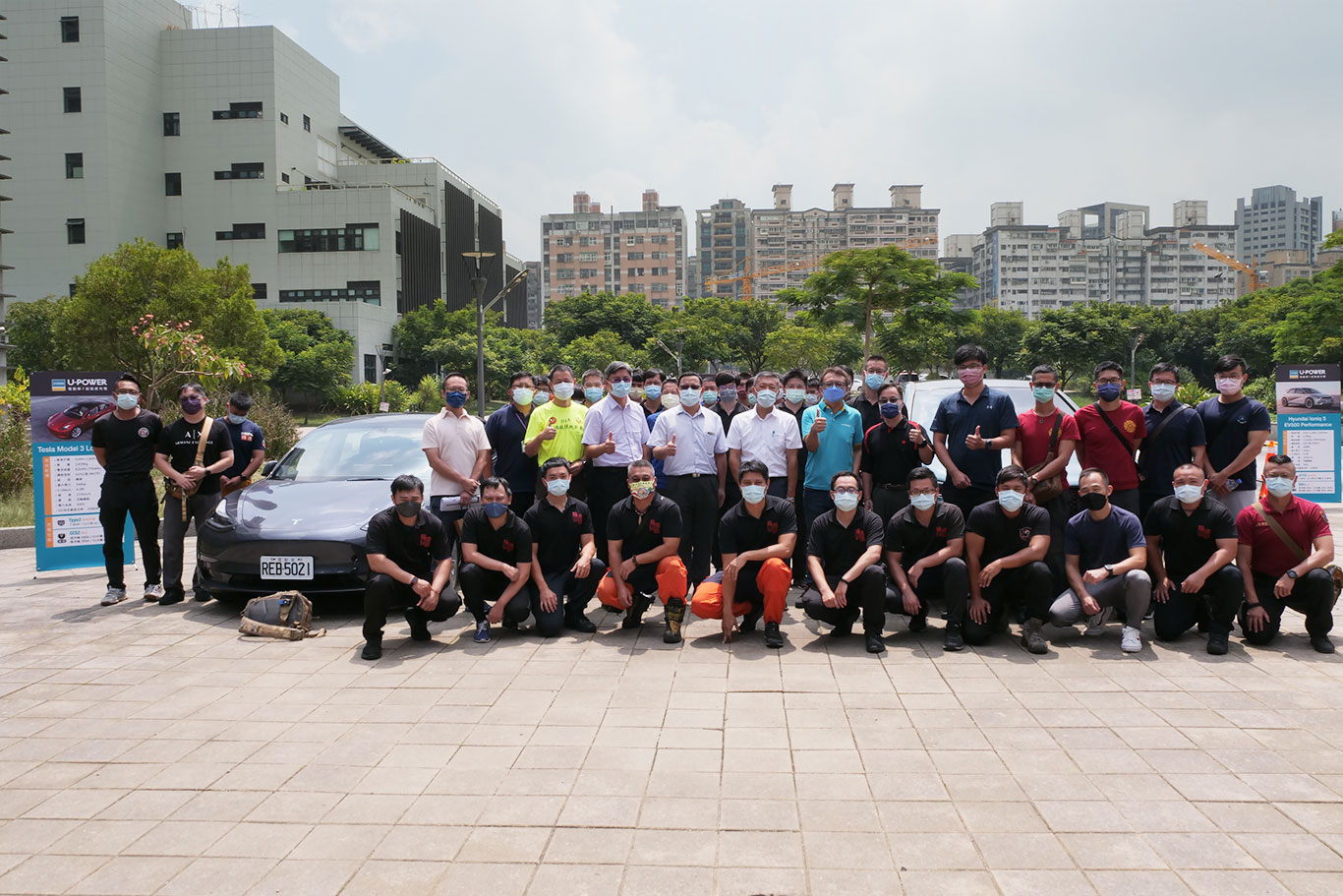 U-POWER 善盡企業公民之責參與電動車消防講習,為全台共超過 300 名前線消防人員打下電動車消防知識與救援的基礎