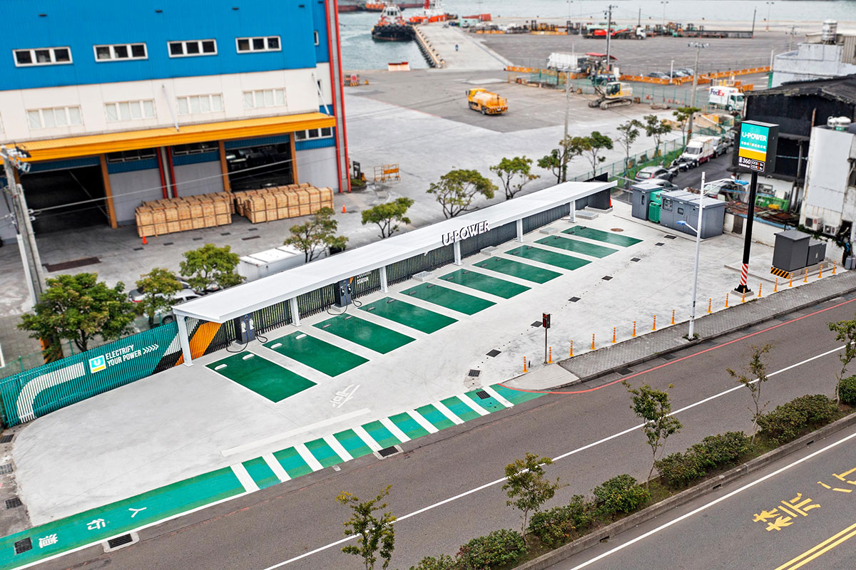 U-POWER基隆中山站正式開幕啟用,是第一座在基隆市的360kW超高速充電站。